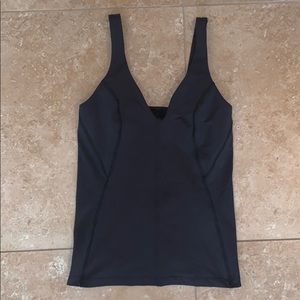 Black Lululemon tank with built in bra